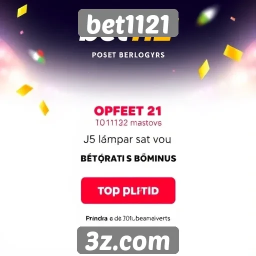 Promoções e bônus oferecidos pelo bet1121
